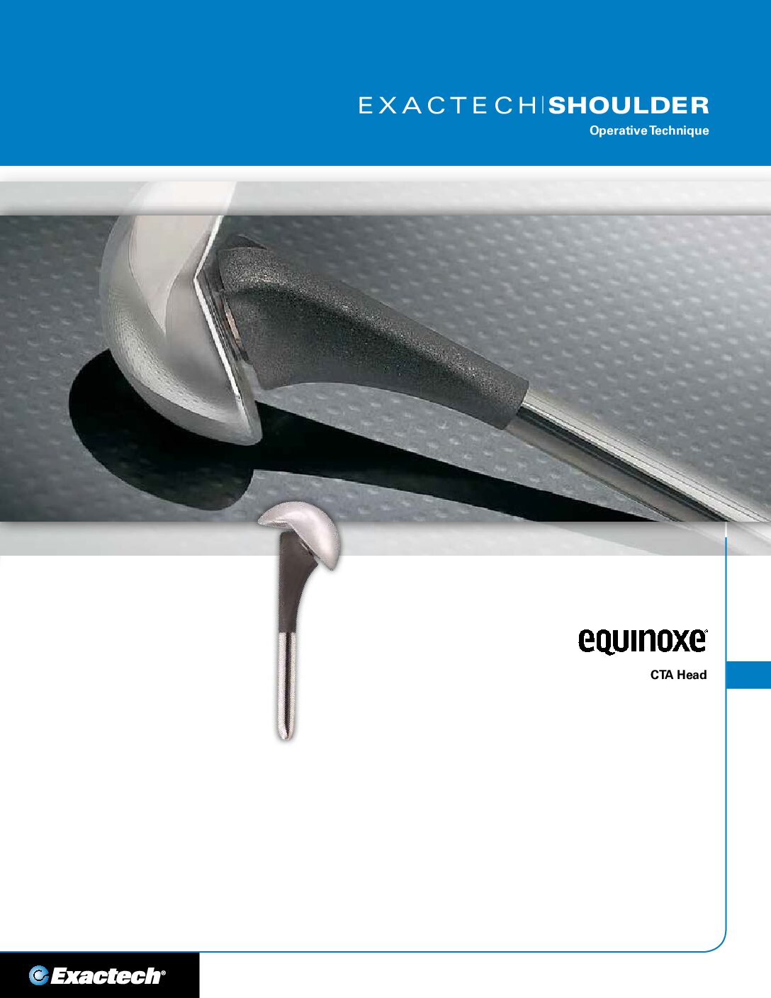 Equinoxe Shoulder CTA Head Operative Technique - 718-06-31 Rev. B
