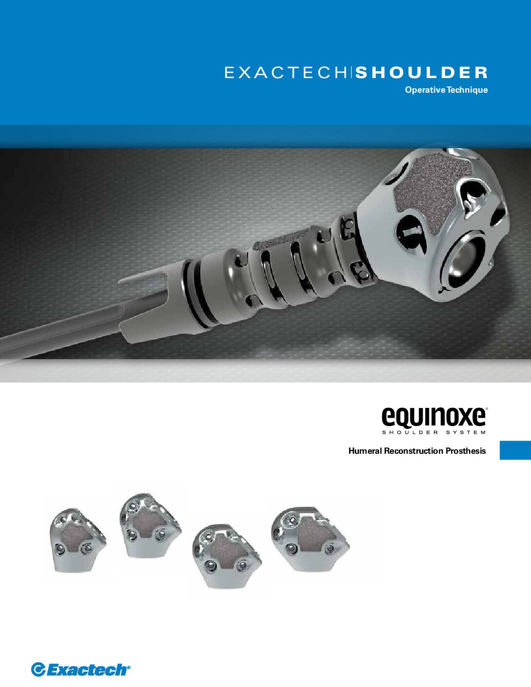 Equinoxe Shoulder Humeral Reconstruction Prosthesis Operative Technique - 718-08-30 Rev C